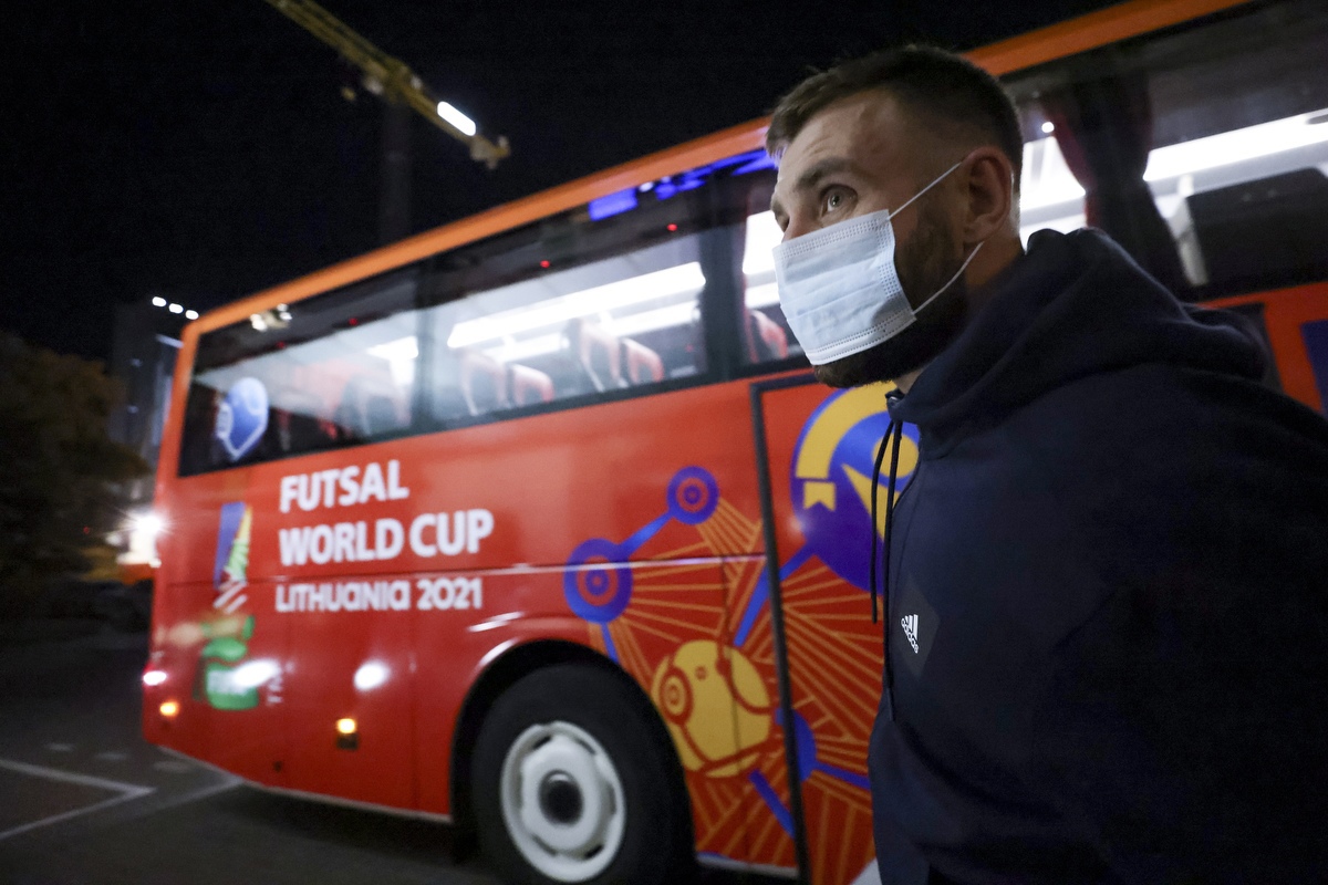 Автобус Сборной России по мини-футболу